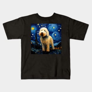 Komondor Starry Night Kids T-Shirt